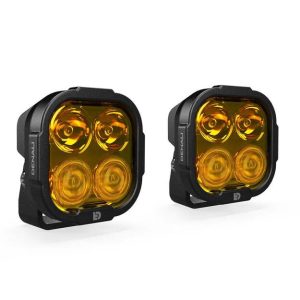 Kit d’éclairage universel DL4 lentille orange avec câblage Premium