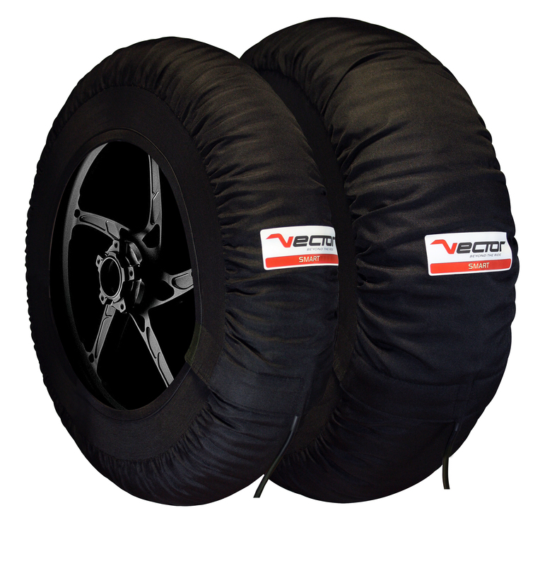 Couvertures Chauffantes + adaptateur France/Suisse VECTOR Smart Autorégulées 80 ºC 120/200-17 – SBK – MOTO2