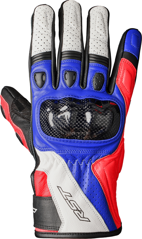 Gants RST Stunt 3 CE – rouge/blanc/bleu