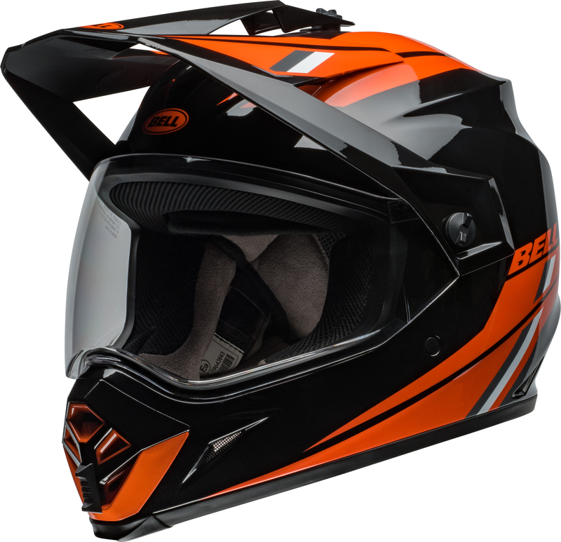 Casque BELL MX-9 Adventure MIPS – Alpine Gloss Black/Orange