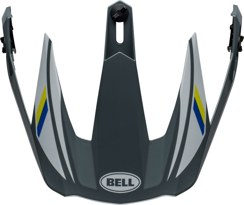 Visière BELL MX-9 Adventure Mips – Alpine Gloss Gray/Blue