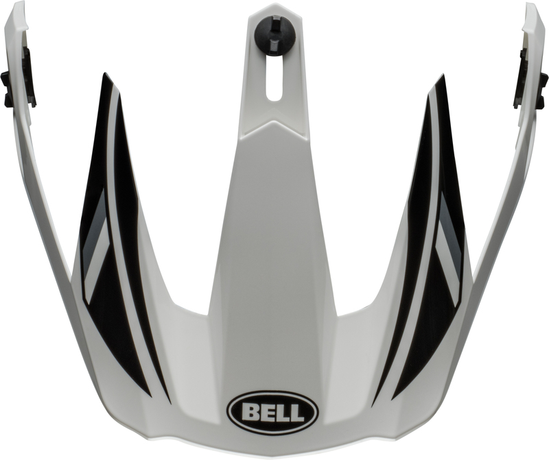 Visière BELL MX-9 Adventure Mips – Alpine Gloss White/Black