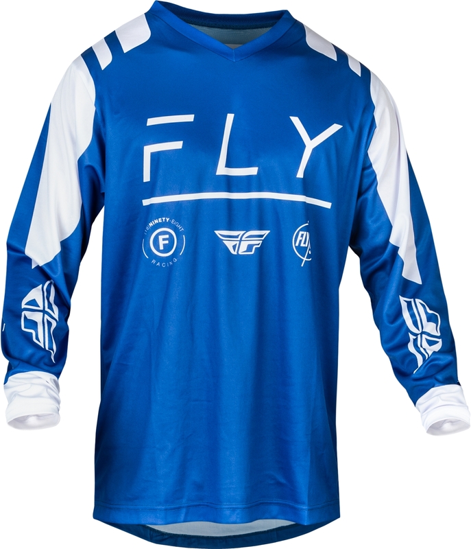 Maillot FLY RACING F-16 – True Blue/blanc