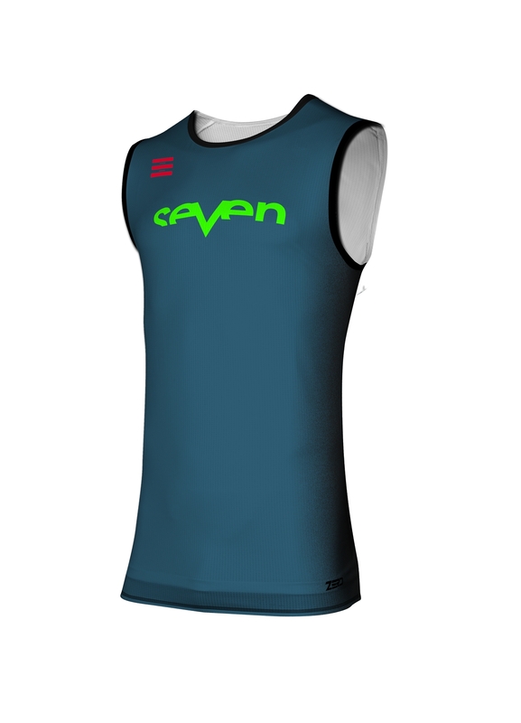 Surmaillot SEVEN Zero Dissolve junior – bleu foncé/noir