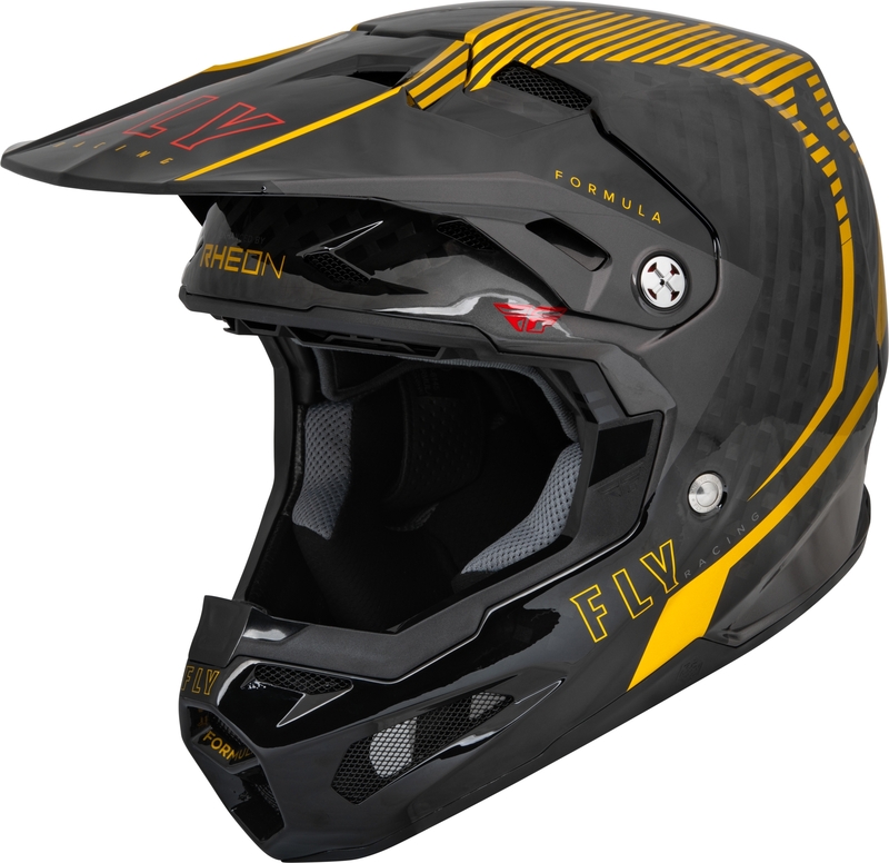 Casque FLY RACING Formula Carbon Tracer – Gold/Black