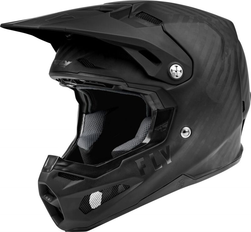 Casque enfant FLY RACING Formula Carbon Tracer – Matte Black Carbon
