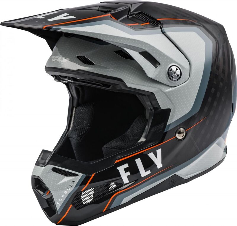 Casque FLY RACING Formula Carbon Axon Noir//Orange XL