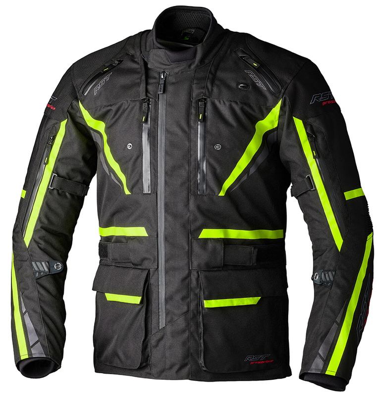 Veste textile RST Pro Series Paragon 7 homme – noir/jaune fluo