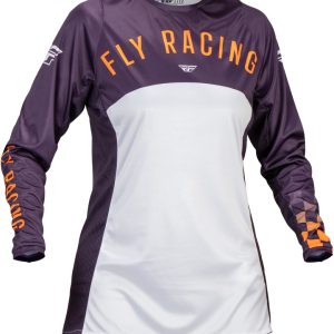 Maillot femme FLY RACING Lite – Deep Purple/blanc/Neon Coral