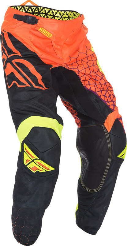 Pantalon FLY RACING Kinetic Trifecta Mesh – fluo/noir