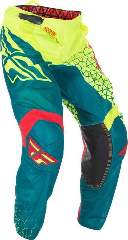 Pantalon FLY RACING Kinetic Trifecta Mesh – Hi-Vis/Teal