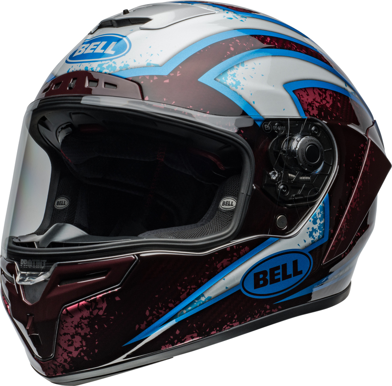 Casque BELL Race Star DLX Flex – Xenon Gloss Red/Silver
