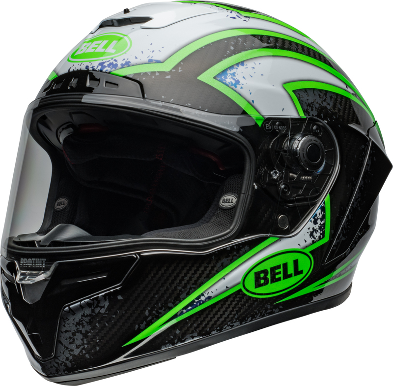 Casque BELL Race Star DLX Flex – Xenon Gloss Black/Kryptonite