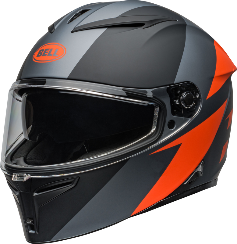 Casque BELL Lithium – Shear Matte Gray/Orange