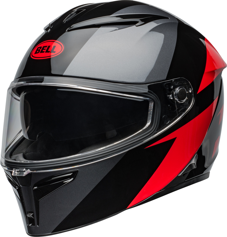 Casque BELL Lithium – Shear Gloss Metallic Gray/Red