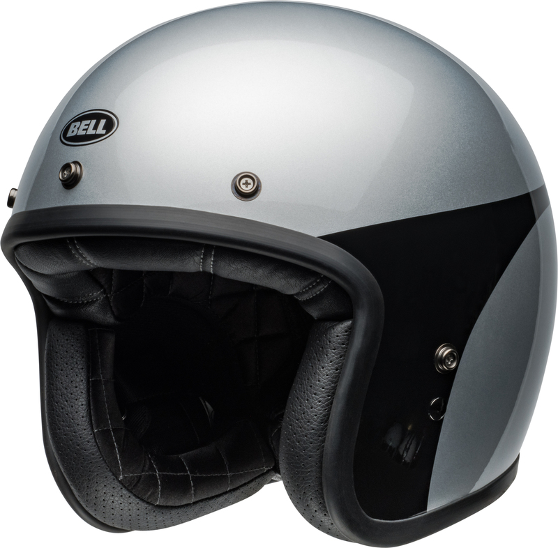 Casque BELL Custom 500 – Chassis Gloss Silver Black