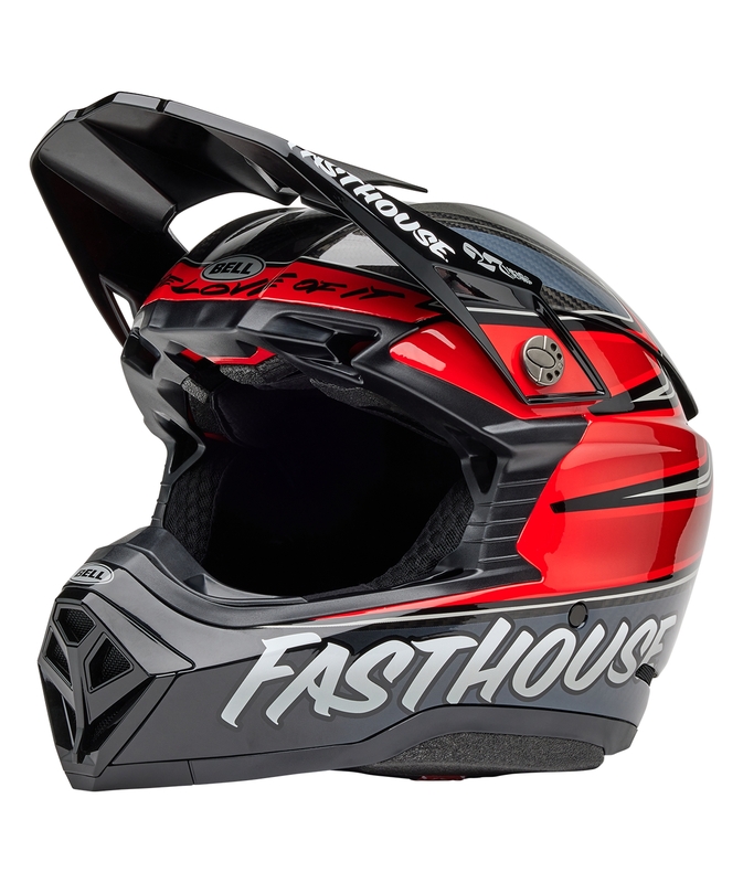Casque BELL Moto-10 Spherical Mips – Fasthouse DITD 25 Gloss Gray/Red