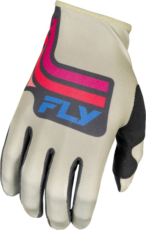 Gants FLY RACING Lite S.E. Vice – gris clair/rose/corail