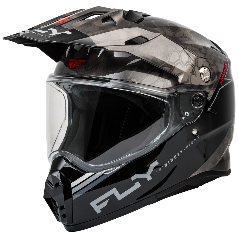 Casque FLY RACING Trekker Kryptek Conceal – noir/gris/blanc