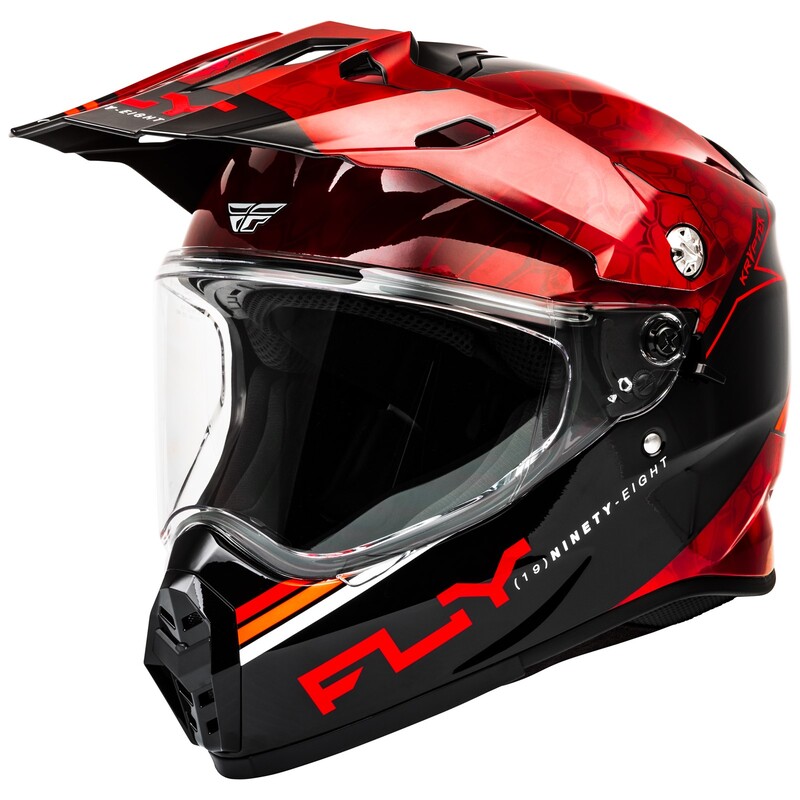 Casque FLY RACING Trekker Kryptek Conceal – rouge/noir