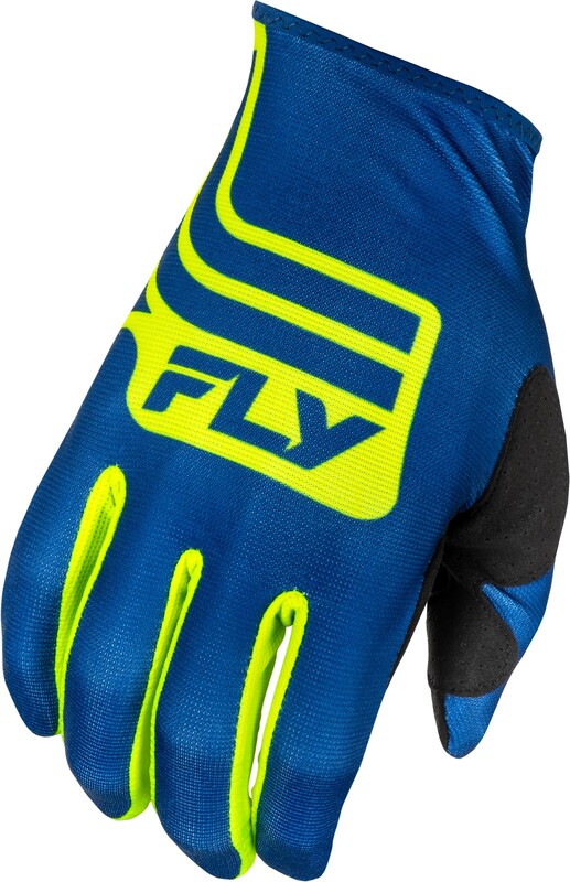 Gants FLY RACING Lite L.E. Lancer – Navy/Hi-Vis