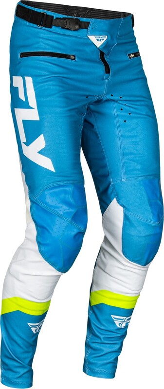Pantalon vélo FLY RACING Rayce – bleu/blanc/vert citron