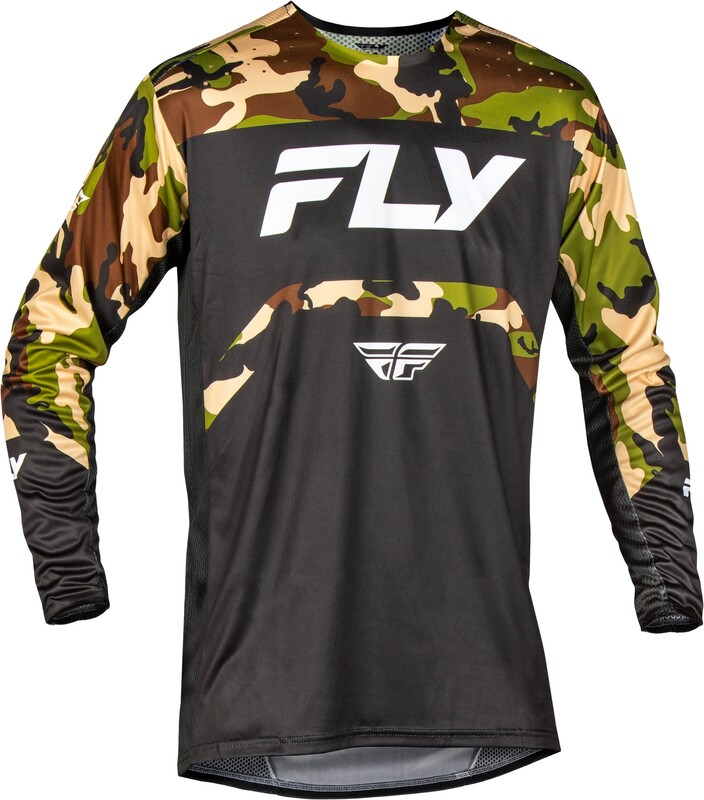 Maillot vélo FLY RACING Rayce – noir/camo