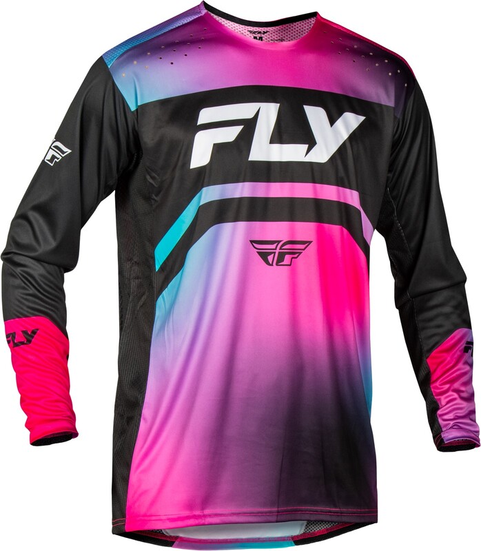 Maillot vélo FLY RACING Rayce – fuschia/noir/teal