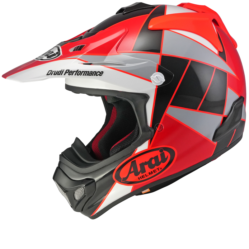 Casque ARAI MX-V EVO Peak – rouge