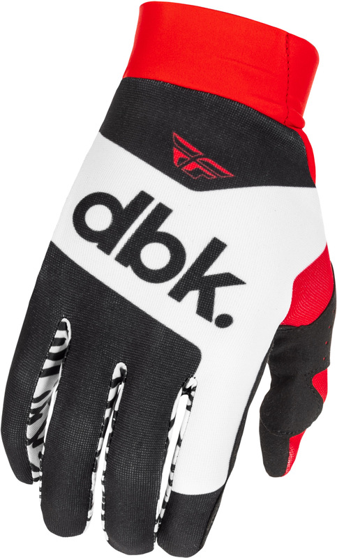 Gants FLY RACING Pro Lite DBK – noir/blanc/rouge