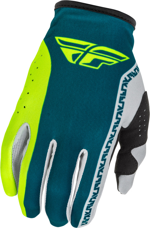 Gants FLY RACING Lite – gris/Lime/Teal