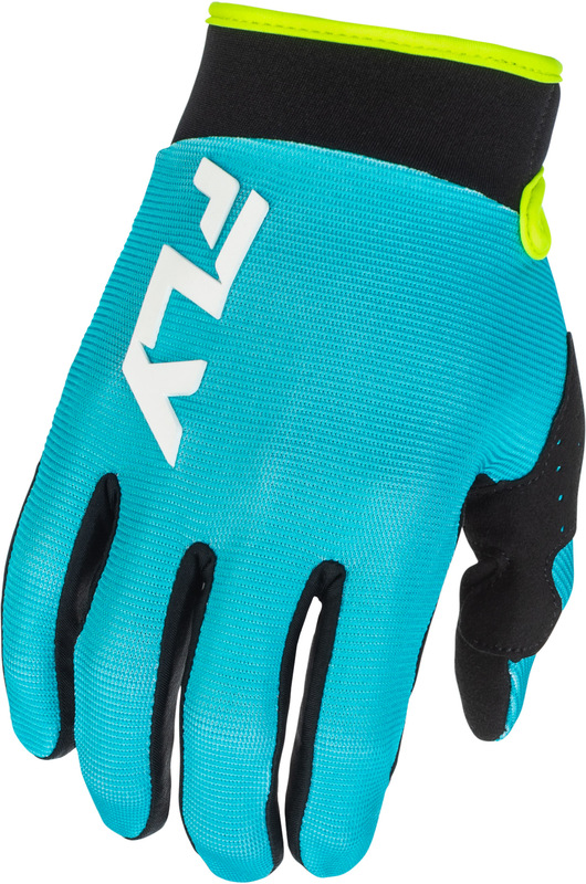 Gants enfant FLY RACING F-16 – Aqua/noir/blanc