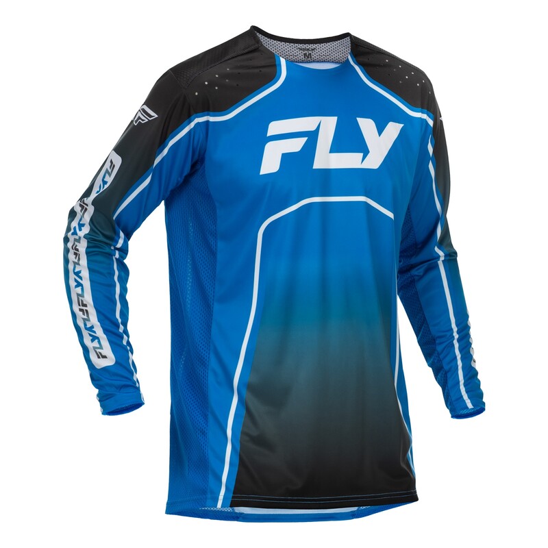 Maillot vélo FLY RACING Rayce – bleu/noir/blanc