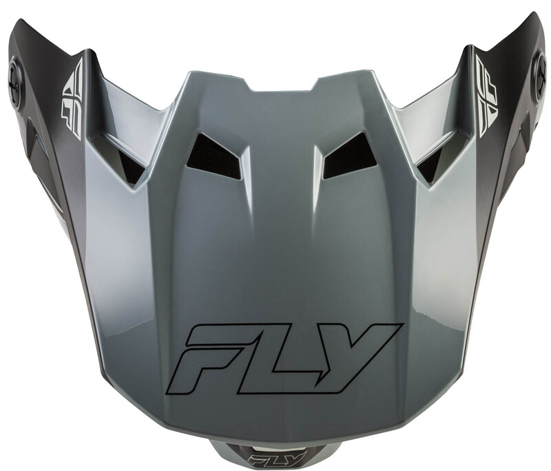 Visière FLY RACING Formula CC Glide – gris/gris clair/noir