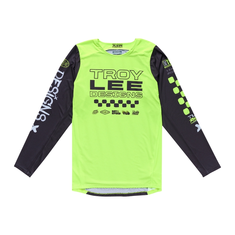 Maillot TROY LEE DESIGNS GP Pro Air Standard – jaune fluo/noir