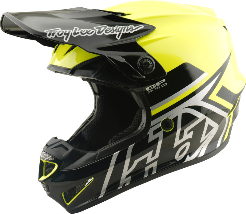 Casque enfant TROY LEE DESIGNS GP Pro Mips – Mono jaune fluo