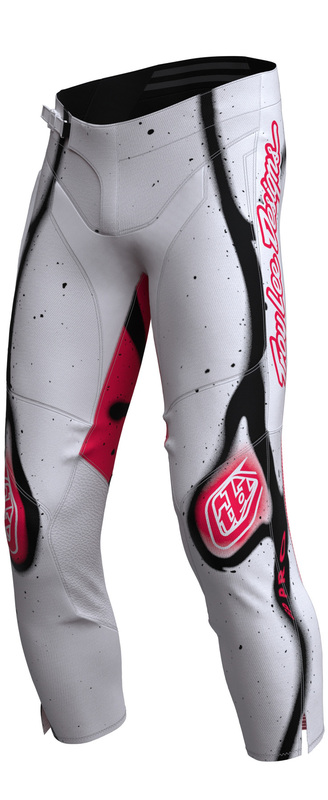 Pantalon enfant TROY LEE DESIGNS GP Pro Membrane – blanc/Infra Red