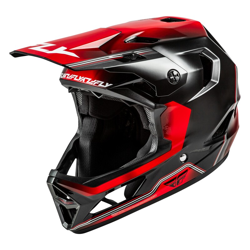 Casque enfant vélo FLY RACING Rayce Repeat – noir/rouge