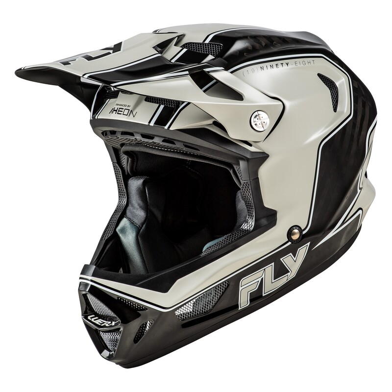 Casque vélo FLY RACING Werx-R Carbon Flow – noir/gris