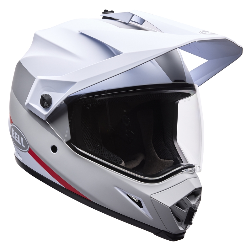 Casque BELL MX-9 Adventure Mips – Trial White/Red