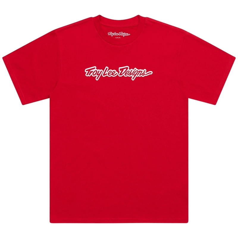 T-Shirt TROY LEE DESIGNS Signature – Team Red