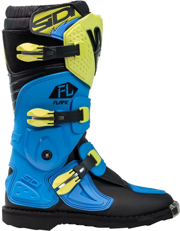 Bottes enfants SIDI Flame – bleu clair / Citron / noir