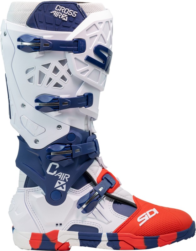 Bottes SIDI Crossair X – blanc / Navy / rouge