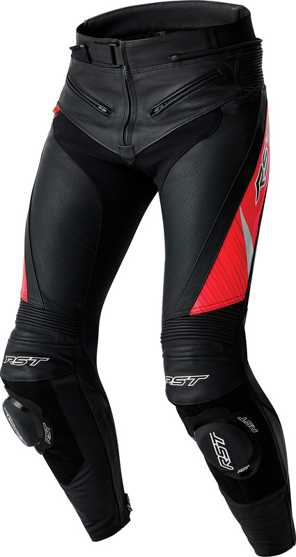 Pantalon RST Tractech Evo D3O cuir – noir/rouge