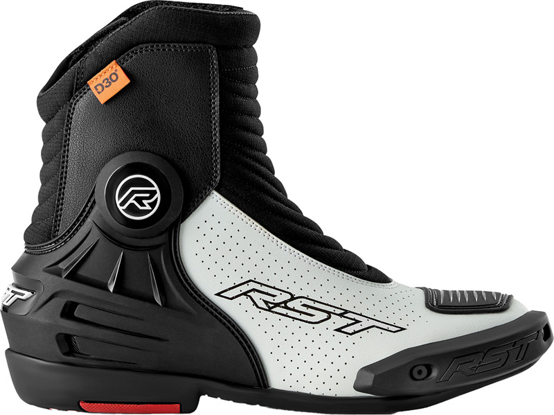 Bottes RST TracTech Evo D3O Short – noir/blanc