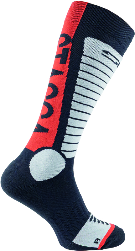 Chaussettes SIDI Rapidus – noir/gris/rouge