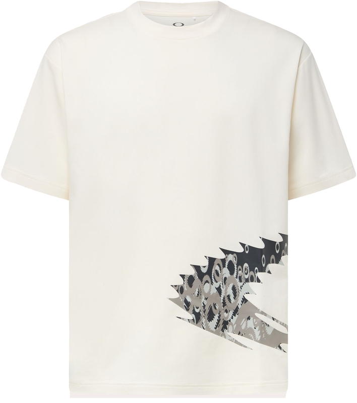 T-Shirt OAKLEY New Retro Static 3.0 - Ceramic White