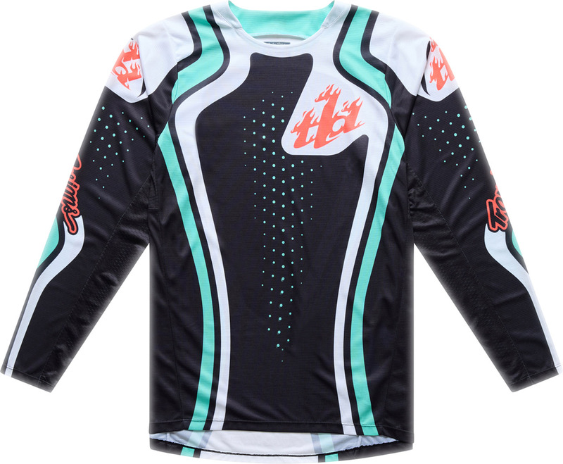 Maillot TROY LEE DESIGNS GP Pro - Roller noir/Teal