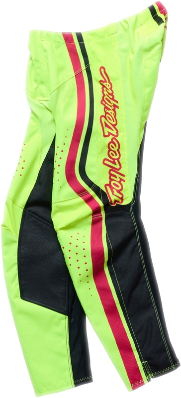 Pantalon enfant TROY LEE DESIGNS GP Pro – Roller jaune fluo/fuschia