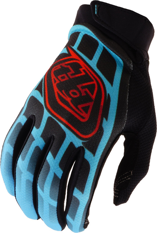 Gants TROY LEE DESIGNS GP Pro – Framework noir/cyan